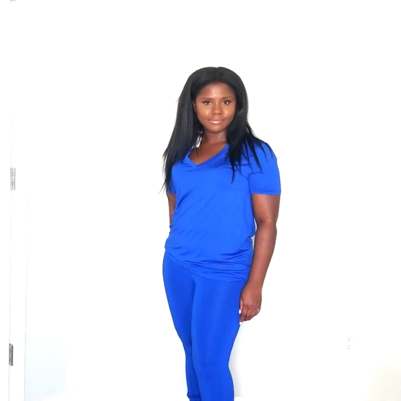 2 piece legging set - Blue - Picture 3 of 5